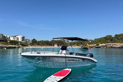 Alquiler Lancha Teorema 20 Open apta licencia navegación 115cv Portocolom