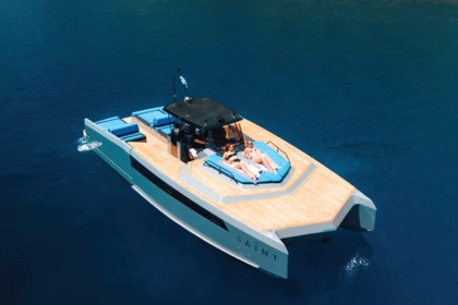 Miete Motorboot Sunreef 40 Santorin