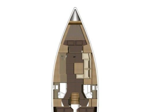 Sailboat  Dufour 382 Grand Large boat plan