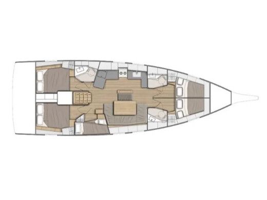 Sailboat  Oceanis 46.1 boat plan