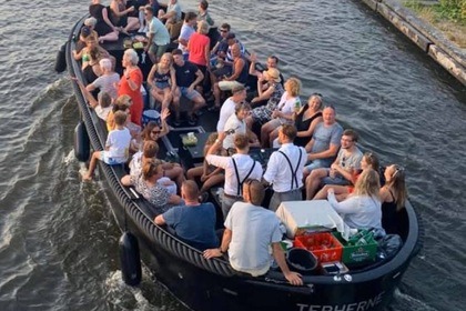 Miete Motorboot Stoere reddingssloep mét WC Harding Amsterdam-Centrum