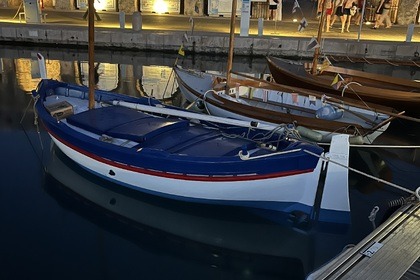 Miete Motorboot Charpentier Rémi Fennebresque Pointu avec voile latine Saint-Laurent-du-Var