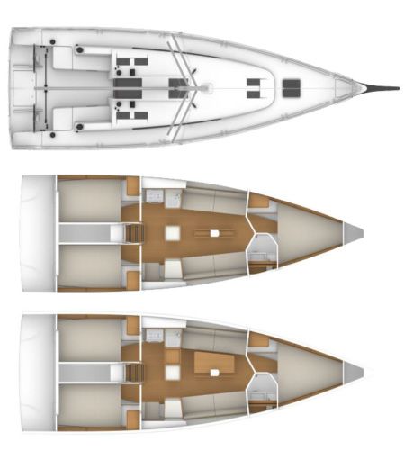 Sailboat Beneteau First 36 Boat design plan