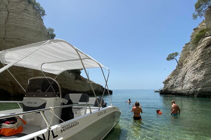 Noleggio Barca senza patente  idea verde idea 58 open Vieste