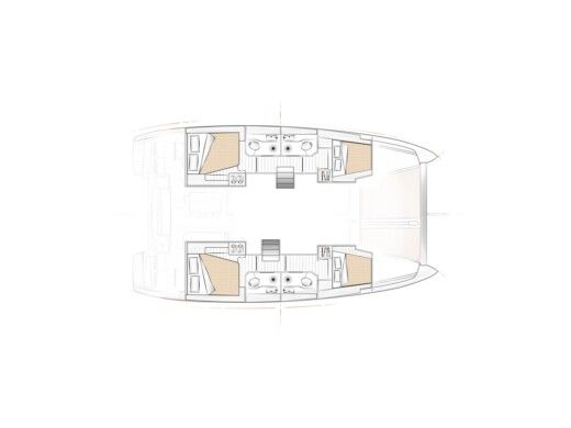 Catamaran Beneteau Excess 12 boat plan