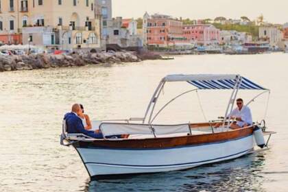 Rental Boat without license  Gozzo Aprea 7.80 Ischia