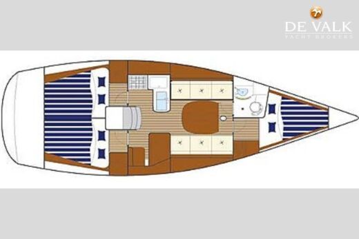 Sailboat Beneteau First 36.7 Plano del barco