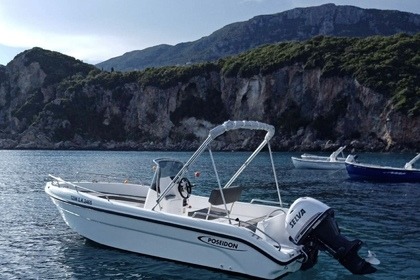 Miete Motorboot Poseidon Blue water 185 Paleokastritsa