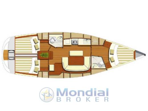 Sailboat Dufour Dufour 385 gl Boat layout