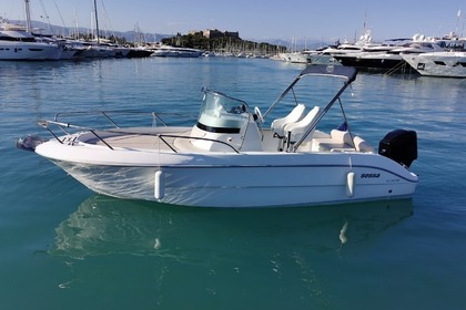 Hire Boat without licence  Sessa Marine Key Largo 22 deck Antibes