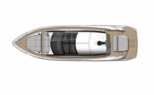 Motorboat Sunseeker Predator 55 Planimetria della barca