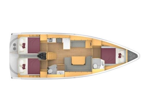 Sailboat Bavaria Bavaria C42 Boat design plan