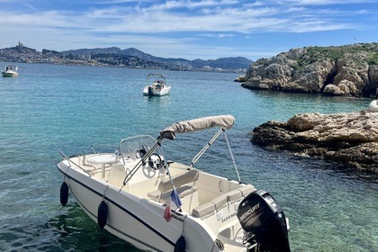 Miete Motorboot Quicksilver Activ 505 Open Marseille