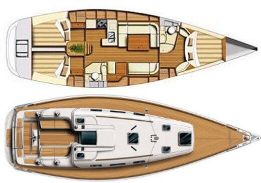 Sailboat Dufour Dufour 44 Performance boat plan