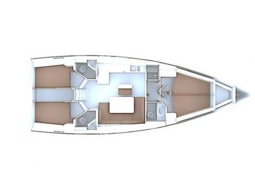 Sailboat BAVARIA 46 CRUISER boat plan