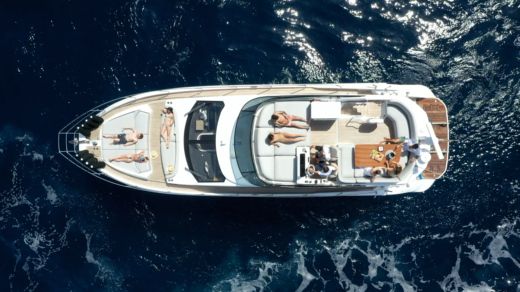 Motorboat Azimut fly 53 Plano del barco