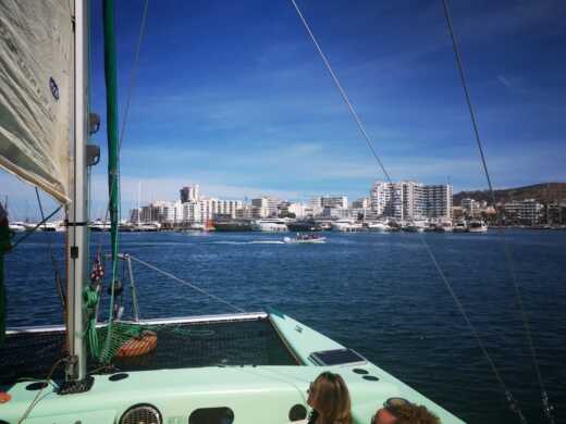 San Antonio Abad Catamaran LBV 33 FT alt tag text