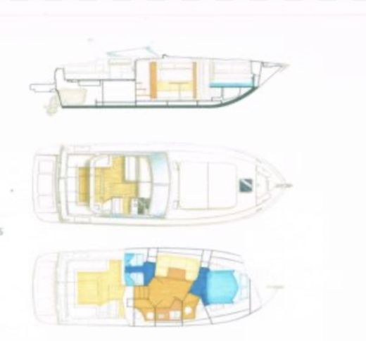 Motorboat Fiart Mare 36 genius Boat design plan