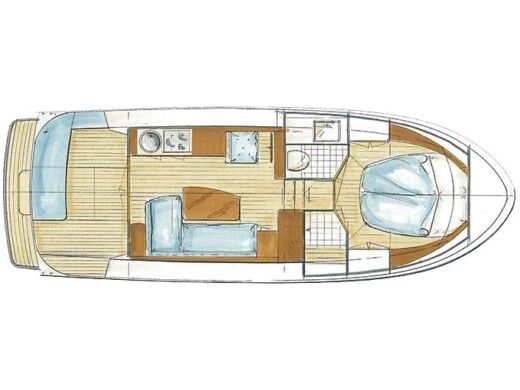 Motorboat  Linssen 30 SL Sedan Boat design plan