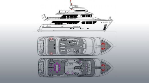 Motor Yacht custom made 2022 Boat layout