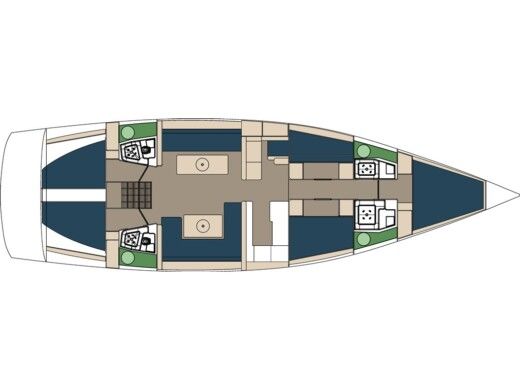 Sailboat D&D Yachts D&D Kufner 54.2 Boat design plan