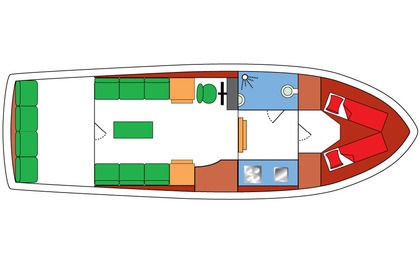 Rental Houseboats Palan Sport 1100 OK Woubrugge