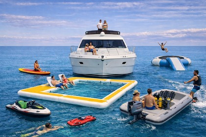 Rental Motorboat Ferreti 68 aniversario Palma de Mallorca