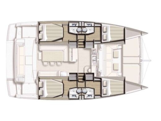 Catamaran  Bali 4.1 boat plan