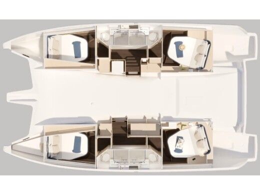 Catamaran  FP 44 boat plan