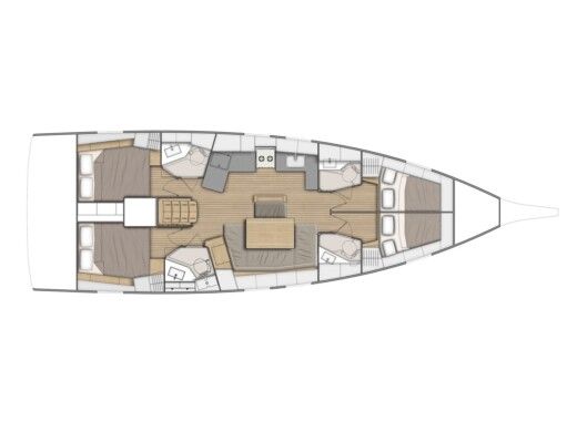 Sailboat BENETEAU OCEANIS 46.1 Plan du bateau