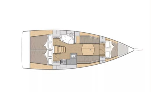 Sailboat Beneteau Oceanis 34 Boat design plan