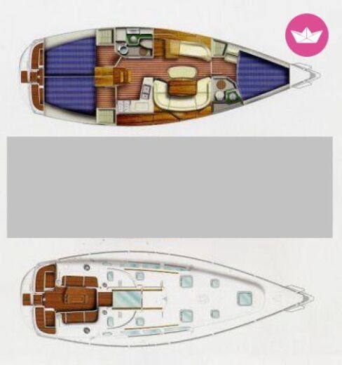 Sailboat Jeanneau Sun Odyssey 40 boat plan