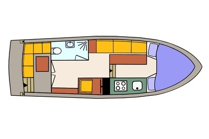 Miete Hausboot IJssel Elite Bege 980 OK Jirnsum