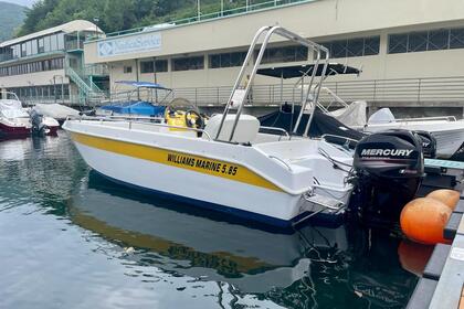 Location Bateau sans permis  WILLIAMS MARINE 5.85 Lac de Lugano