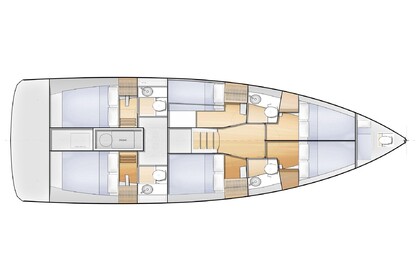 Charter Sailboat Jeanneau Sun Loft 47 Nea Peramos