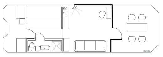 Houseboat 0 Campi 300 Boat layout