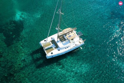 Miete Katamaran Summer Catamaran Lagoon 450F SHARED DAILY CRUISES Santorin