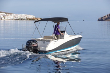 Rental Motorboat Quicksilver 505 Activ Fornells, Minorca