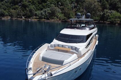 Hire Motor yacht Ferretti 860 Fethiye