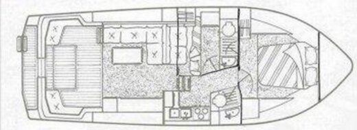 Motorboat SUNCRUISER CLACTON 35 boat plan