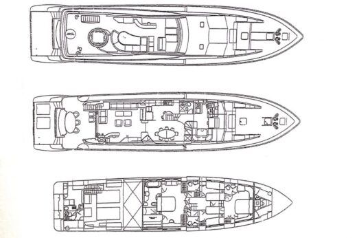 Motor Yacht Guy Couach 98 Boat design plan
