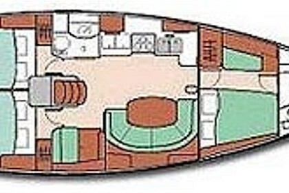 Verhuur Zeilboot Beneteau Oceanis 411 Clipper Leucate