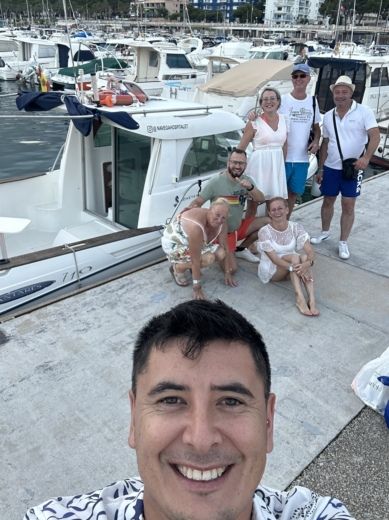 Hospitalet del Infante Motorboat Beneteau Antares 710 alt tag text