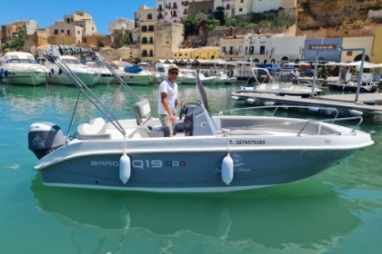 Rental Boat without license  Barqa Q19 Castellammare del Golfo