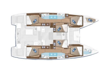 Ενοικίαση Καταμαράν Lagoon Lagoon 50 Μαρμαρίδα