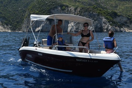 Charter Boat without licence  POSEIDON Azzura 500 Zakynthos
