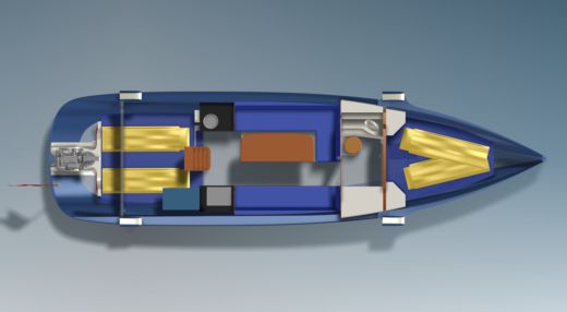 Catamaran Quorning Boats Dragonfly 32 evolution Boat layout