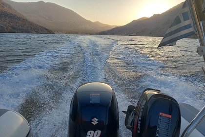 Charter RIB Cabin speed boat- Private Skippered Tour Symi Coral Rent a Boat Ano Symi