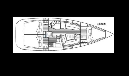 Sailboat JEANNEAU SUN FAST 35 boat plan