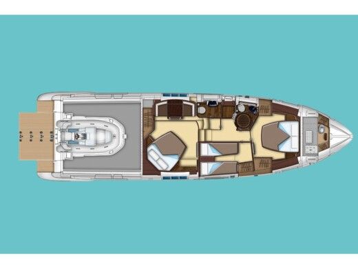 Motor Yacht AZIMUT 55 S Boat layout